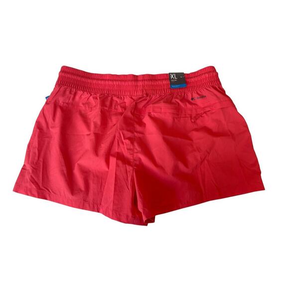 Columbia Women's Red Boundless Trek Active Shorts Size XL - Picture 5 of 7